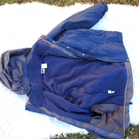 COPY - North Face HyVent Navy Blue winter Ski Jacket - Picture 6 of 6